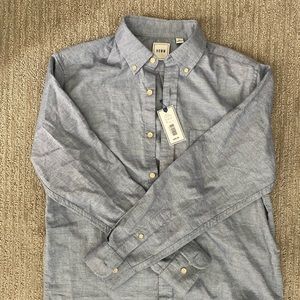 Blue ROWM medium dress shirt